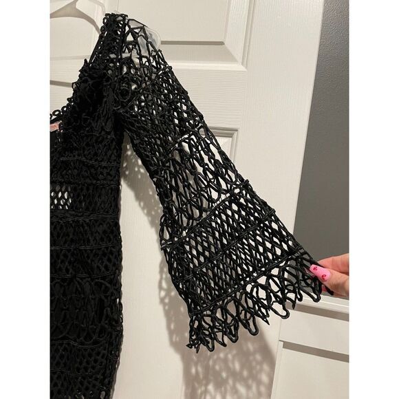 NWT Solaris Bell Sleeve Lace Boho Romper Size Small - Picture 8 of 11